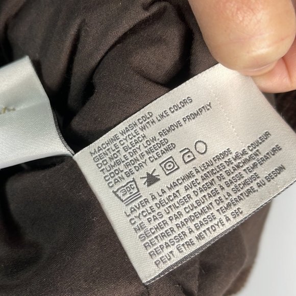 Weatherproof Corduroy Double Breasted Belted Trench Coat Jacket brown lined M - Picture 11 of 13